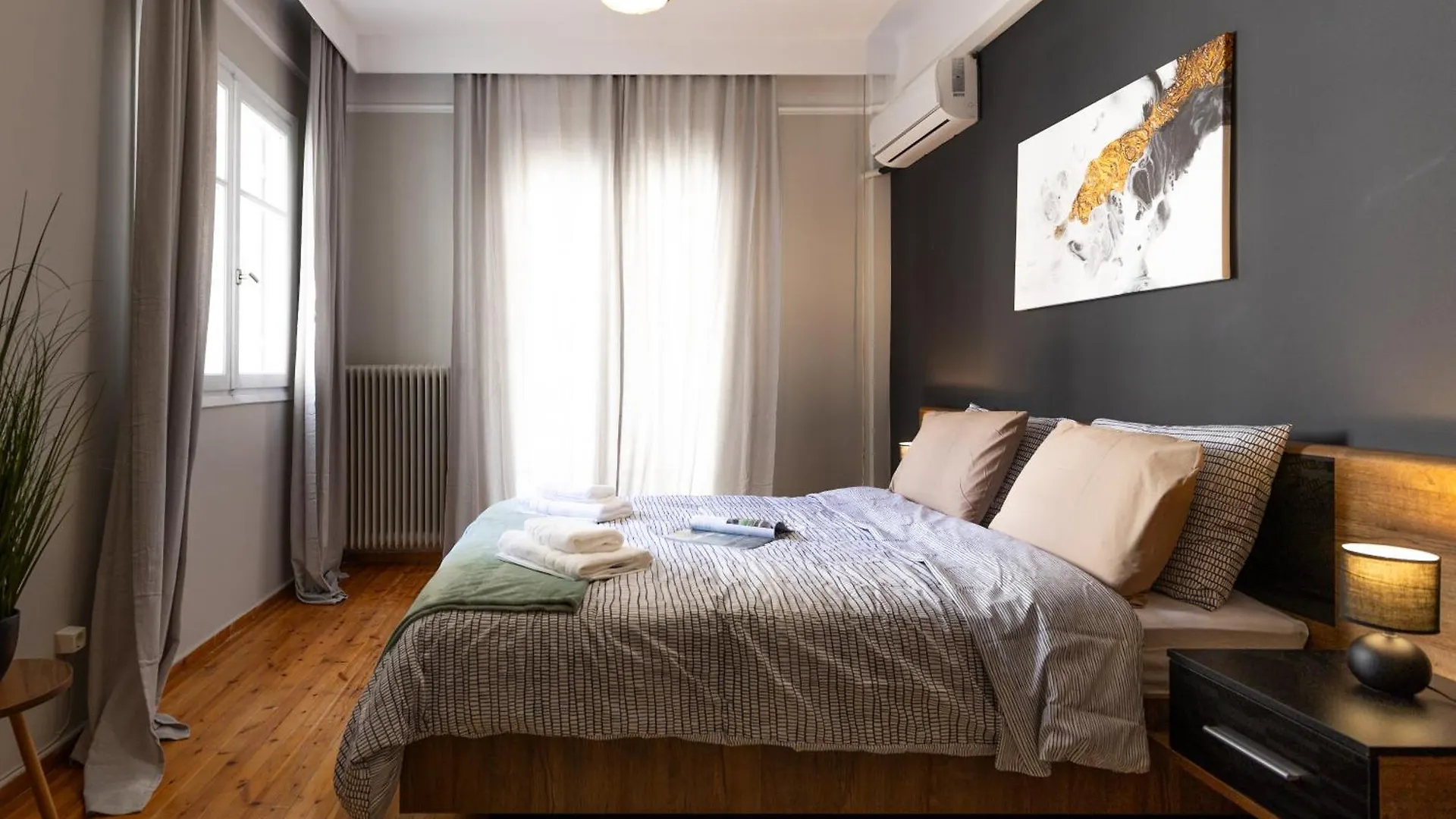 Apartamento Big Stylish 2Br Apt City Views 3 Min Walk To Sea Tessalónica